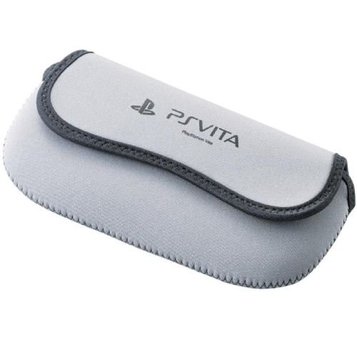ELECOM Play Station オフィシャルライセンス商品PS Vita ケース ネオプレーン シルバー GM-VITANC1SV