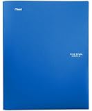 Five Star Stay-Put Pocket Folder, 11.62 x 9.31 x .25 Inches, Blue (72115)