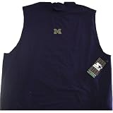 Michigan Wolverines ( University Of ) NCAA No Sleeve Muscle T-Shirt (Small 34/36)