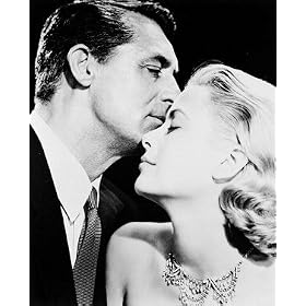 CARY GRANT AS JOHN ROBIE, GRACE KELLY AS FRANCES STEVENS FROM TO CATCH A THIEF #2 - Photo cin�matographique en noir et blanc- STANDARD - 25x20cm