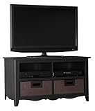 Bush Furniture Myspace Collection, TV Stand, Aged Tabacco