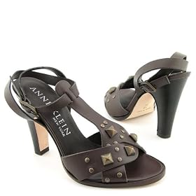 Anne Klein Dazzle Women's Leather High Heel Sandals