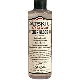 Catskill Original Butchers Block Oil - NEW FORMULA - for all kitchen wooden ware & soapstone