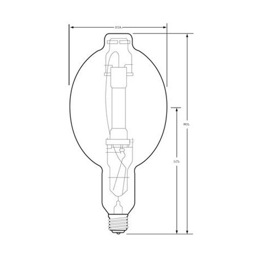 GE 41433 - MPR1000/VBU/HO/O Light Bulb
