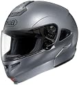 Shoei Multitec Modular Full Face Motorcycle Helmet Pearl Grey Large