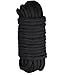 Moonight High Quality Black 32-foot 10m Long Japanese Soft Cotton Rope,Black