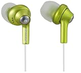 Panasonic RP-HJE280-G Inner Ear Earbuds w/Extension (Green)