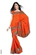 Chandani Georgette Indian Sari saree with Embroidery