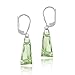 Sterling Silver Light Green Swarovski Elements title=