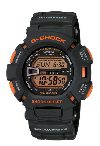 Casio Men's G9000MX-8CR G-Shock Mud Resistant Black Digital Watch