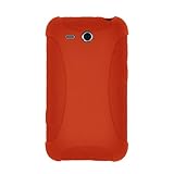Amzer AMZ90774 Silicone Skin Jelly Case for HTC Freestyle - Orange - 1 Pack ....