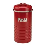 Typhoon Vintage Pasta Canister - Red