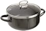 Testrut 51502420 Bratentopf Primus, Allherdgeschirr fuer Elektro-, Gas-, Glaskeramik- und Induktions-Kochfelder, mit Glasdeckel, 2.80 Liter, 20 cm d,