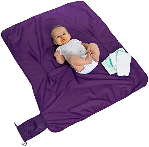 Compact Changing Mat by Cossettie - 3 color options - ripstop nylon, extra large, portable