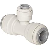 John Guest Acetal Copolymer Push-To-Connect Tube Fitting, Reducing Branch Tee, Tube OD (Pack of 10)
