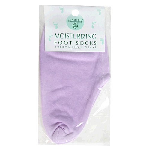 Earth Therapeutics Foot Socks, Moisturizing, 1 pair (Pack of 2)