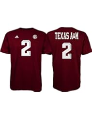 Sports: Johnny Manziel #2 Red Texas A&M T-Shirt - Adidas