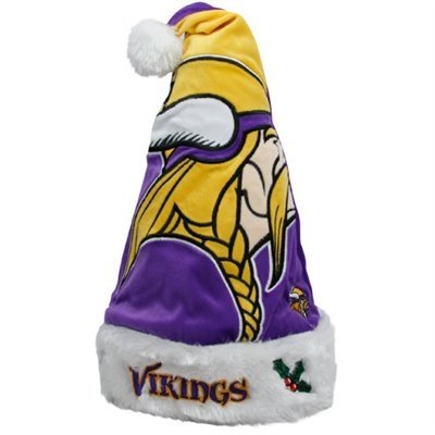 Minnesota Vikings 2011 Colorblock Runoff Plush Santa Hat