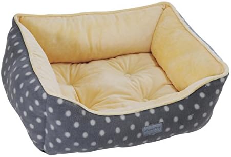 EZ Living Home Polka Dots Couch Bed, Small, Grey