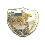 Belt Buckle with a Gorgeous Gold Eagle