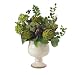 Nearly Natural Artichoke and Hydrangea Silk Flower Arrangement