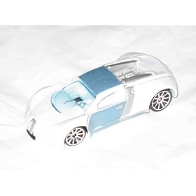 2007 Mystery Car Series Bugatti Veyron Ice White Opened Mattel Hot Wheels Collectible Collector Car