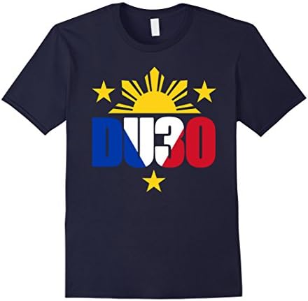 Men's DU30 Shirt for Men, Women and Kids - Duterte for President Medium Navy