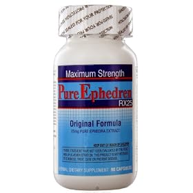 Nutra Star Labs Pure Ephedrine RX-25, 90-Capsule Bottle by Nutra Star Labs
