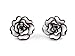Tzou Women's Rose Stud Earrings