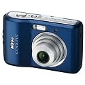 Nikon Coolpix L18 8MP Digital Camera with 3x Optical Zoom (Navy)