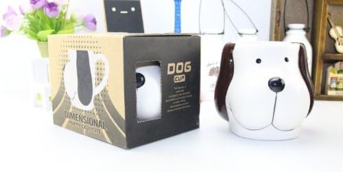 BUY NEED 300 ml Lovely Cute Little Black Ear Puppy Dog Coffee Milk Ceramic Mug Cup Christmas Birthday Best Gift