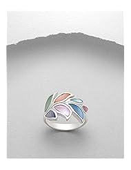 Leaf Shell Ring In 92.5 Sterling Silver