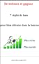 Investissez et gagnez : 7 r�gles de base pour bien d�buter dans la bourse Plus riche plus serein