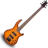 Dean Edge 5 String Bass Trans Amberburst