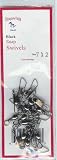 Black Barrel Swivel with Safty Snap Size 7 (144 Pcs)