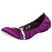 Te Casan by Natalie Portman Women's Pia Ballet Flat,Purple Satin,36.5 EU (US Women's 6.5 M)