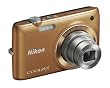 Nikon Coolpix S4150 Digitalkamera (14 Megapixel, 5-fach opt. Zoom, 7,5 cm (3 Zoll) Display, HD-Video, bildstabilisiert) bronze
