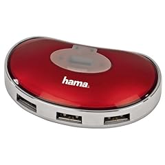 Hama USB 2.0 Hub 1:4 rot Bus powerot