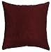 DreamHome - Solid Faux Suede Euro Pillow Cover, 26
