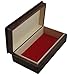 Espresso Stained Linden Wood Jewelry Keepsake Storage Box (Large) Wooden Box