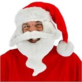 Santa Hat with Beard Adult