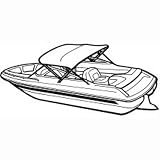 Carver 3 Bow Complete Bimini Top with Matching Zippered Storage Boot 36 Inch Height 14 oz White Vinyl
