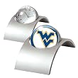 West Virginia Mountaineers NCAA Spinning Clock by Great American Products