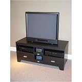 4D Concepts 24706 TV Stand in Black Woodgrain