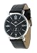 Adee Kaye Stunning Vintage Style Mechanical Mens Watch w/ Black Dial and Cabochon Crown