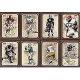 2004 Fleer Greats of the Game Football Series Complete Mint Basic 67 Card Set. Loaded with Stars and Hall of Famers Including Jim Brown, Bradshaw, Tarkenton, Namath, Montana, Payton, Butkus, Starr, Young, Marino, Elway, Lambert, Staubach, Stabler, Franco Harris and Many Others!