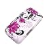 Crystal Hard Cover With PINK FLOWERS Design Case for HTC Touch Pro 2 T-Mobile + Belt Clip [WCP269]