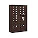 Salsbury Industries 3812D-12ZFU Front Loading/Double Column Surface Mounted Horizontal 4C Mailbox, Bronze