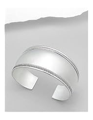 Cuff Bracelet In 92.5 Sterling Silver