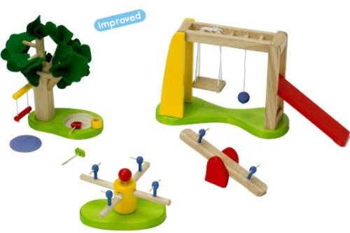 Childrens Toyshop  Toys : Playground Dollhouse Accessory Set by Voila
